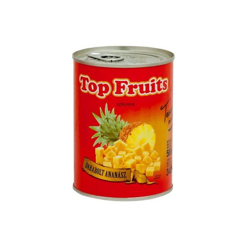 Top Fruits darabolt ananász - 565g