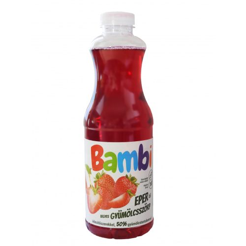 Bambi light eper ízű gyümölcsszörp - 1000ml