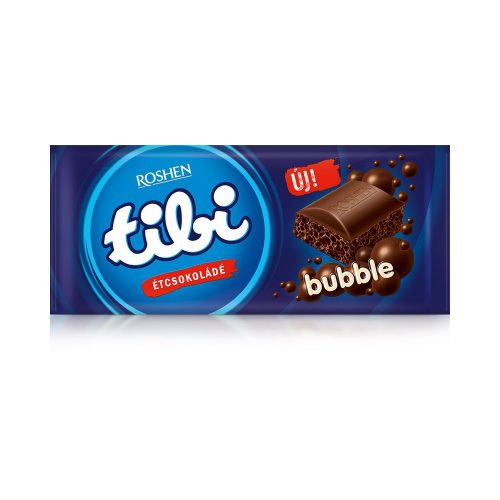 Tibi táblás Bubble étcsokoládé - 80g