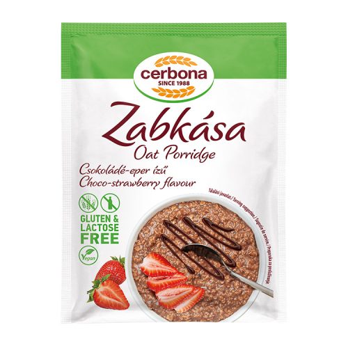 Cerbona zabkása csokoládés-eperes, gluténmentes - 50g