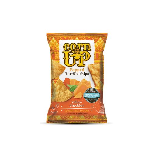 Corn Up tortilla chips cheddar sajt ízű - 60g