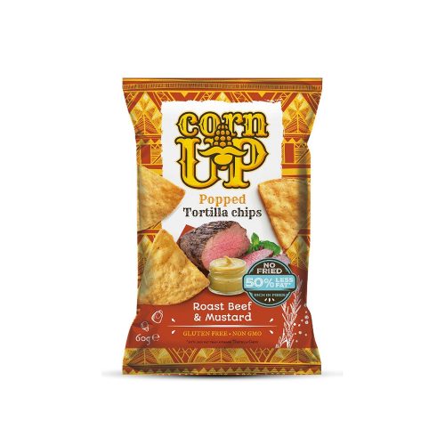 Corn Up tortilla chips marhahús és mustár ízű - 60g