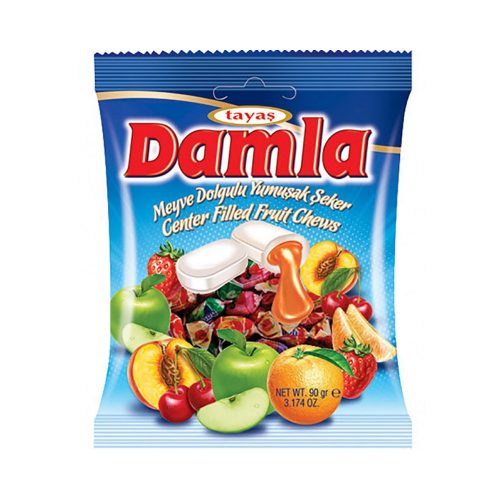 Damla cukor vegyes gyümölcs - 90g