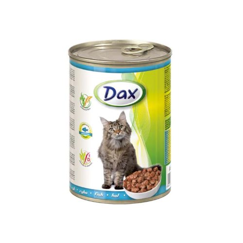 Dax hal ízesítésű nedves macskaeledel - 415g