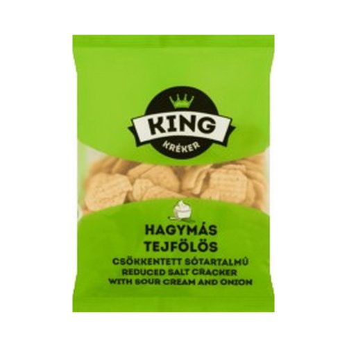 Detki King Kréker hagyma-tejföl - 100g