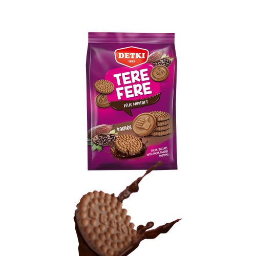 Detki Tere-fere kakaós keksz félig mártott - 150g