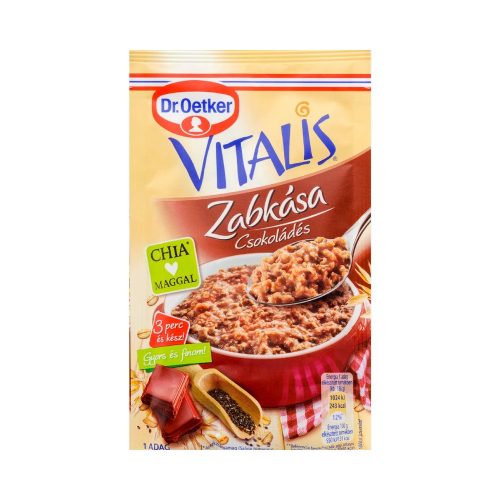 Dr.Oetker vitalis zabkása csokoládés - 61g