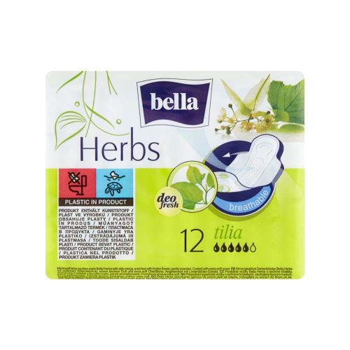 Bella Herbs egészségügyi betét hársfavirág - 12db