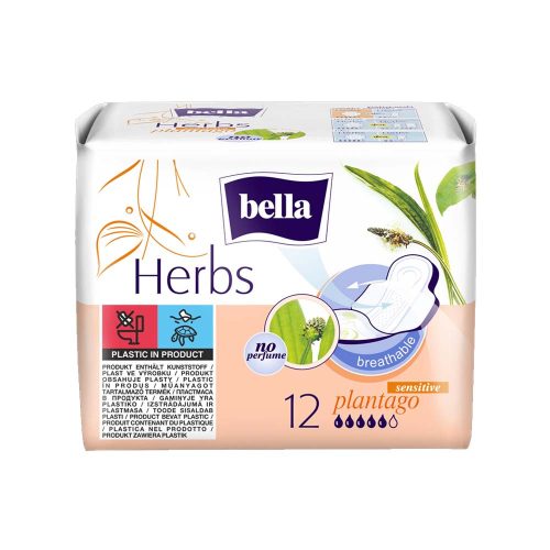 Bella Herbs egészségügyi betét lándzsás útifű - 12db