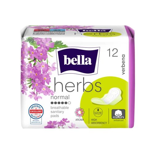 Bella Herbs egészségügyi betét verbena vasfű - 12db