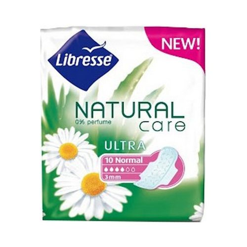 Libresse Natural Care Ultra Normal egészségügyi betét - 10db