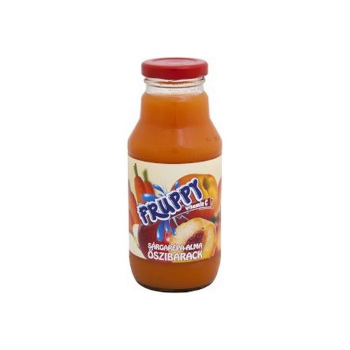 Fruppy őszibarack-répa-alma ízű ital - 330ml