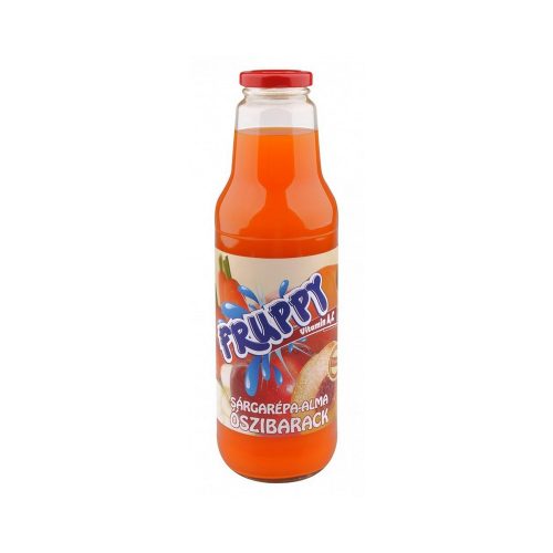 Fruppy őszibarack-répa-alma ízű ital - 750ml