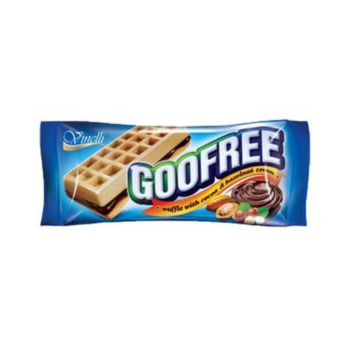 Goofree Kakaós- Mogyorós Krémmel Töltött Gofri - 50G