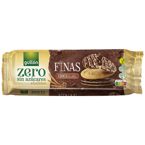 Gullon Thins zero tejcsokoládés keksz - 150g