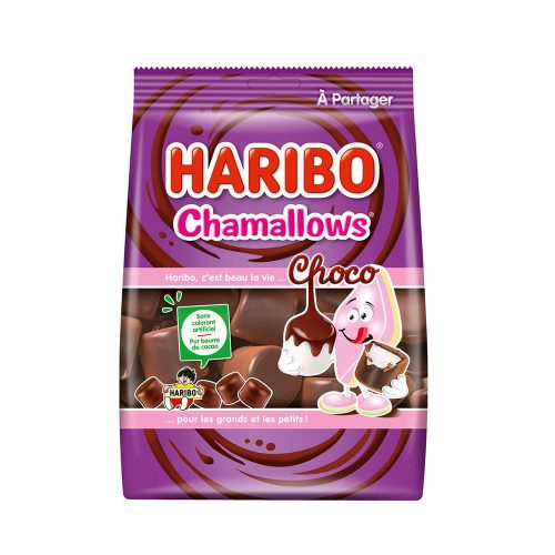Haribo gumicukor Chamallows Choco - 160 g