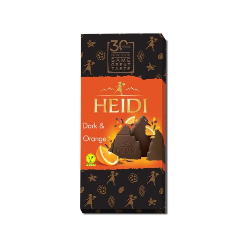 Heidi táblás étcsokoládé narancshéj - 80g