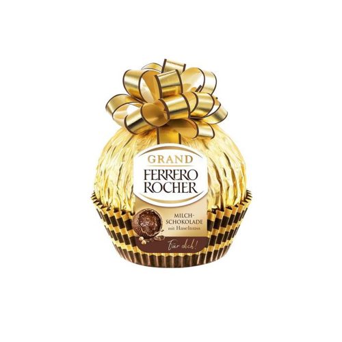 Grand Ferrero Rocher üreges tejcsokoládé mogyoródarabkákkal - 125g