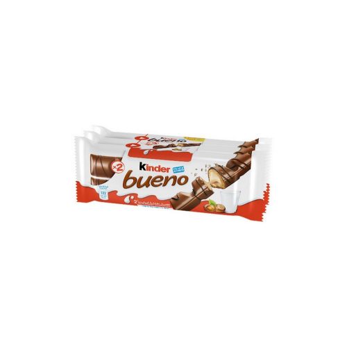 Kinder Bueno tejcsokládéval bevont ostya 3-as csomag T(2x3) - 129g