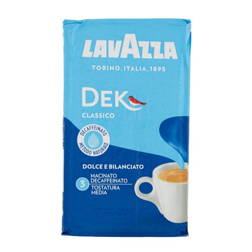 Lavazza DEK Classico koffeinmentes őrölt kávé - 250g