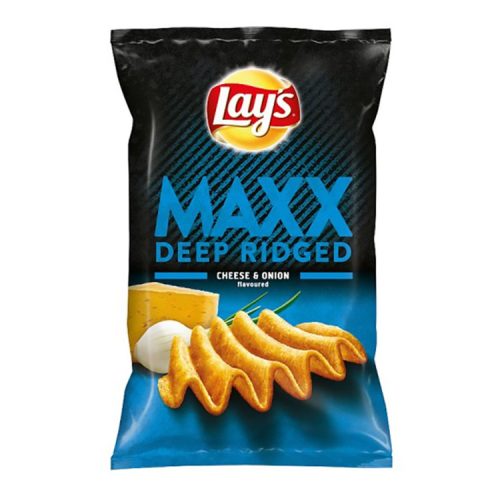 Lays Maxx bordázott sajtos & újhagymás chips - 55g