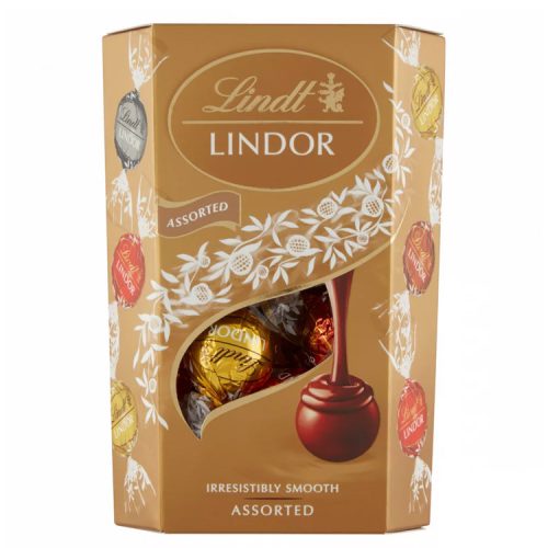 Lindor Assorted vegyes csokoládé golyók díszdobozban - 200g