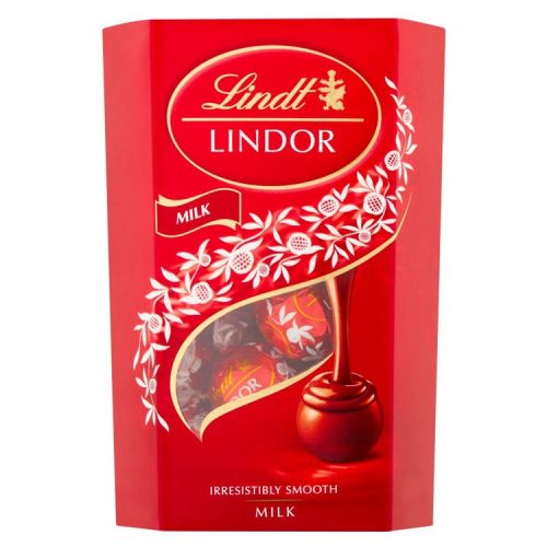 Lindor Milk tejcsokoládé golyók díszdobozban - 200g