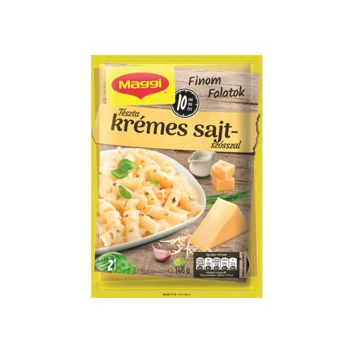 Maggi párperc tészta krémes sajtszósszal  - 146g