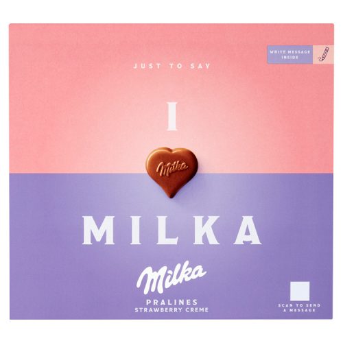 Milka desszert I Love Milka epres - 110g