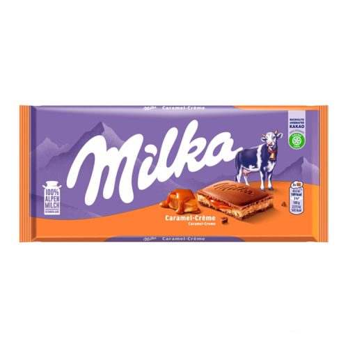 Milka táblás caramel RÉGI - 100g