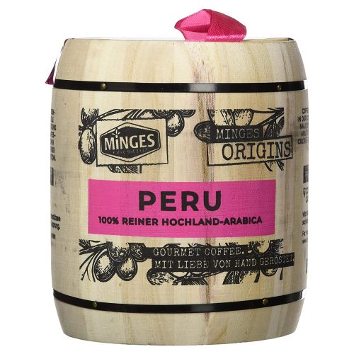 Minges Peru szemeskávé fahordóban - 250 g