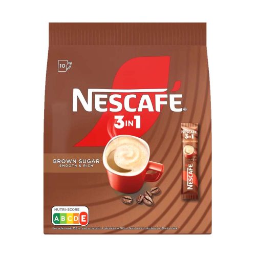 Nescafe 3in1 kávé barna cukorral - 165g