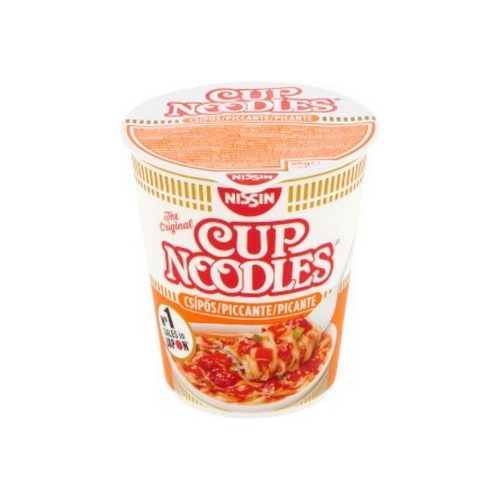 Nissin noodles csípős bögrés leves - 66g