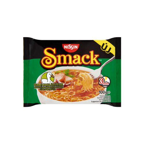 Nissin smack instant leves fűszeres kacsa - 100g