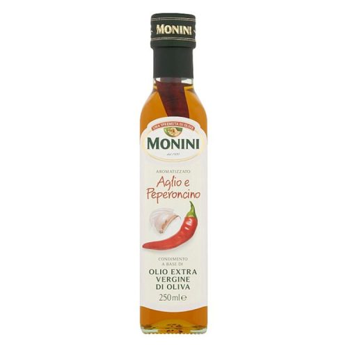 Monini fokhagyma-chili ízesítésű olívaolaj - 250ml