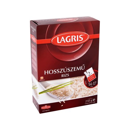 Podravka Lagris hosszúszemű főzőtasakos rizs 2x125g - 250g