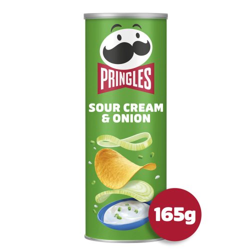 Pringles Sour Cream & Onion snack - 165g
