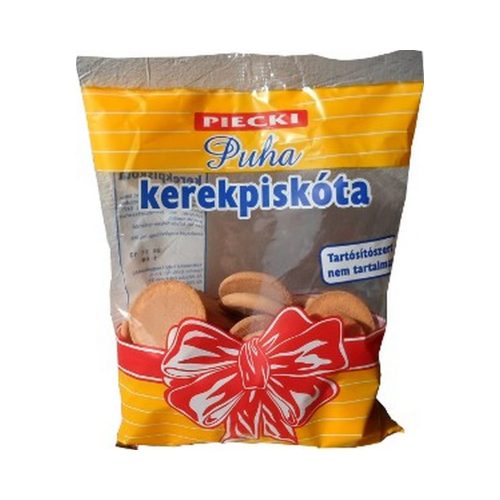 Oval puha kerek piskóta - 120g