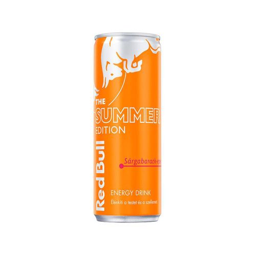 Red Bull Summer sárgabarack-eper dobozos energiaital - 250ml