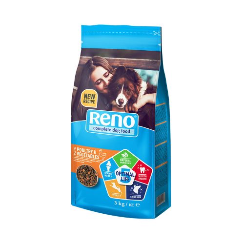 Reno száraz kutya baromfi és zöldség - 3kg