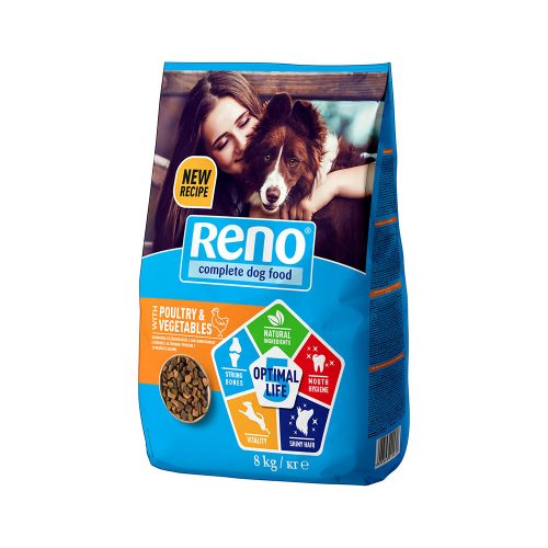 Reno száraz kutya baromfi és zöldség - 8kg