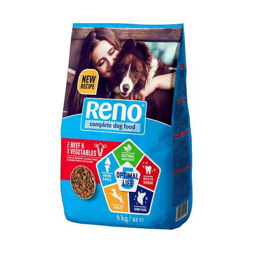 Reno száraz Kutya marha és zöldség - 8kg