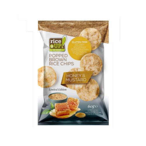 Rice Up rizs chips mézes mustáros ízű - 60g