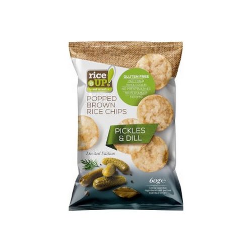 Rice Up rizs chips savanyú uborka ízű - 60g