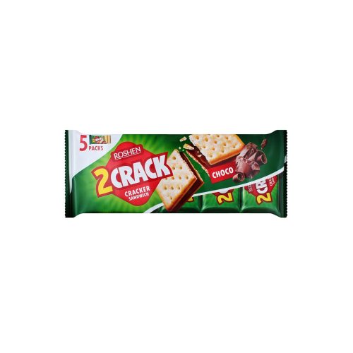 Roshen 2Crack csokoládékrémmel töltött keksz - 235g