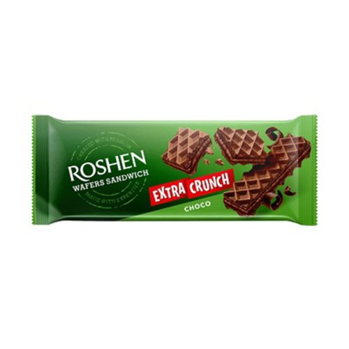 Roshen Extra Crunch Wafers csokoládés krémmel töltött ostya - 142 g
