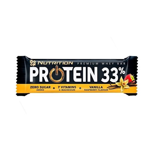 Sante Go On Nutrition protein szelet 33% vanília-málnás - 50g