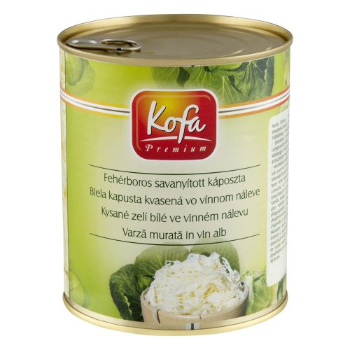 Savanyított káposzta fehérborral - 850ml