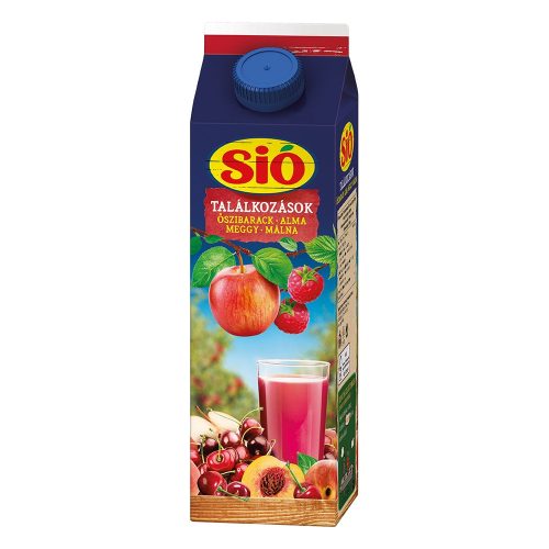 Sió rostos őszibarack-alma-meggy-málna gyümölcsital 12% - 1l