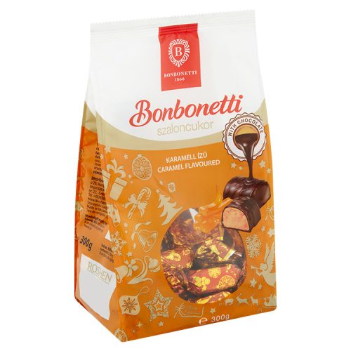 Bonbonetti Szaloncukor karamella ízű étbevonóval - 300g